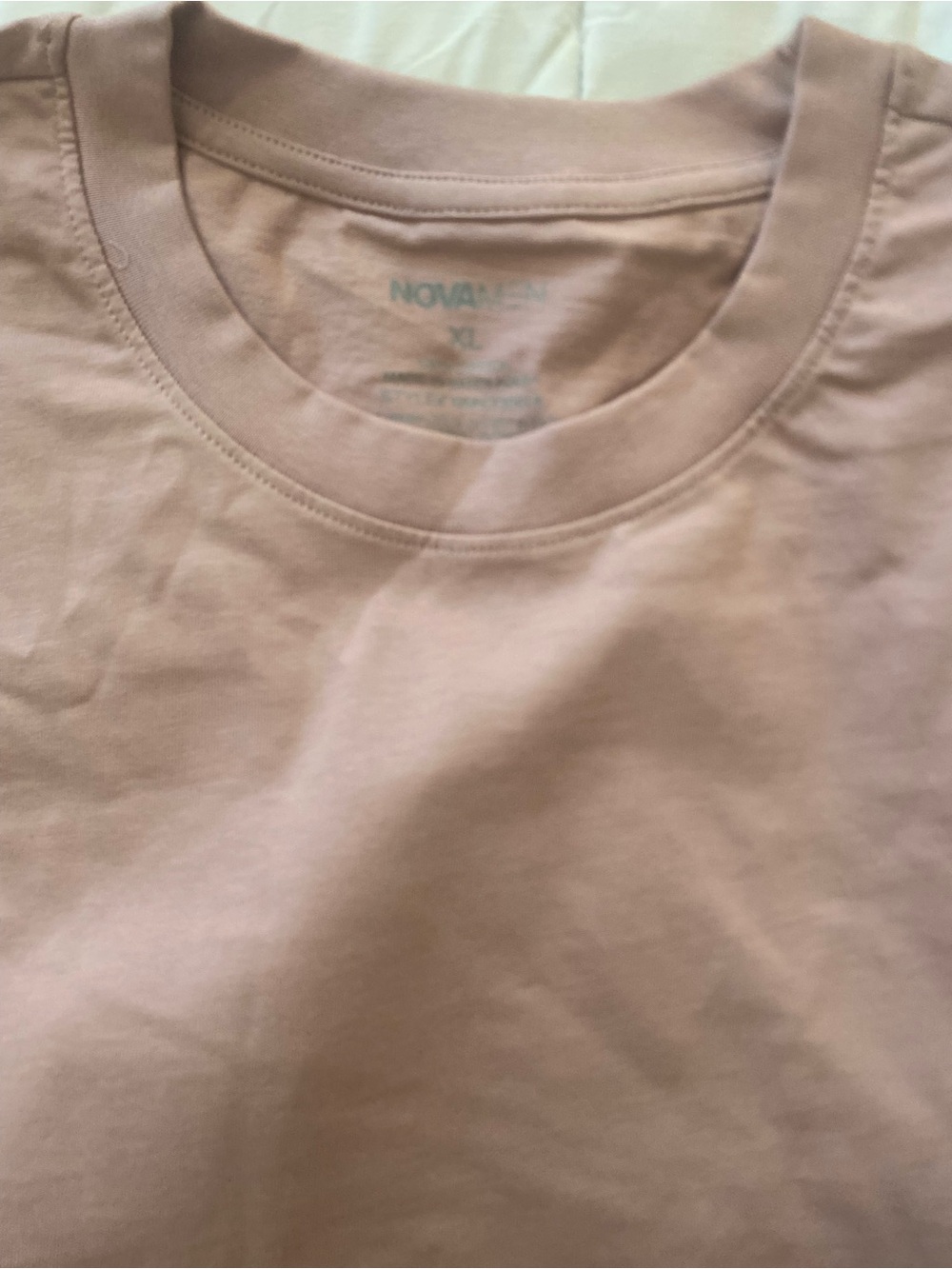 NOVAMEN Soft Mauve Crewneck Tee